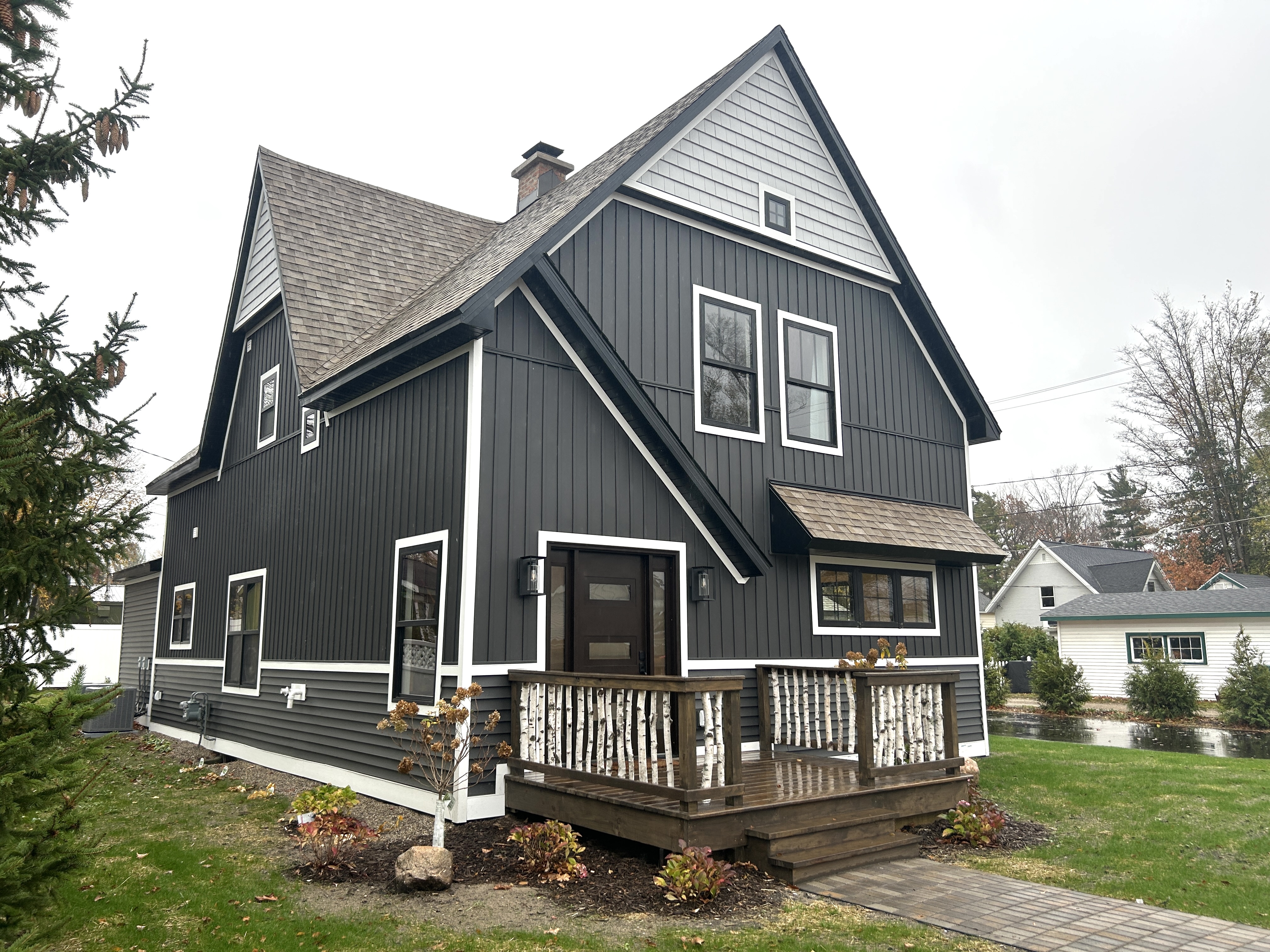 Front access to the road